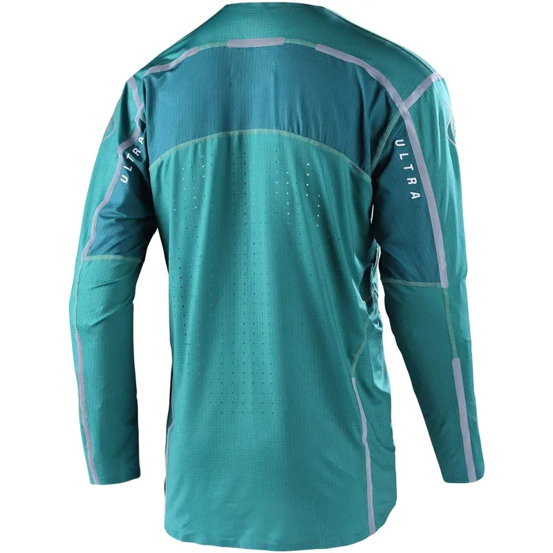 Troy Lee Designs Sprint Ultra LS Jersey Lines Ivy/White-1